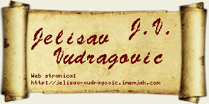 Jelisav Vudragović vizit kartica